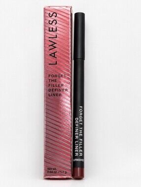Lawless Forget The Filler Definer Lip Liner Burnished 1.1g New Vegan Clean